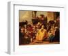 The Minuet or Carnival Scene-Giandomenico Tiepolo-Framed Premium Giclee Print