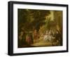 The Minuet under the Oak Tree, 1787-Francois Louis Joseph Watteau-Framed Giclee Print