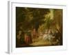 The Minuet under the Oak Tree, 1787-Francois Louis Joseph Watteau-Framed Giclee Print