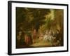 The Minuet under the Oak Tree, 1787-Francois Louis Joseph Watteau-Framed Giclee Print