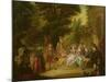 The Minuet under the Oak Tree, 1787-Francois Louis Joseph Watteau-Mounted Giclee Print