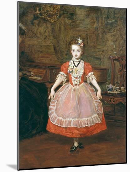 The Minuet-John Everett Millais-Mounted Giclee Print