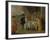 The Minuett-Hieronymus Janssens-Framed Giclee Print