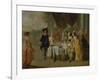 The Minuett-Hieronymus Janssens-Framed Giclee Print