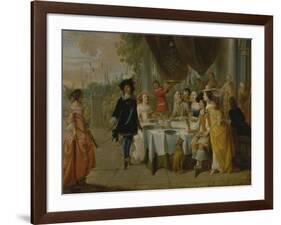 The Minuett-Hieronymus Janssens-Framed Giclee Print