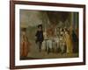 The Minuett-Hieronymus Janssens-Framed Giclee Print