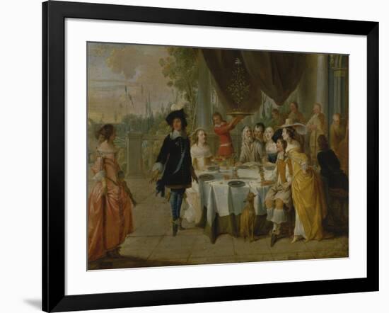 The Minuett-Hieronymus Janssens-Framed Giclee Print