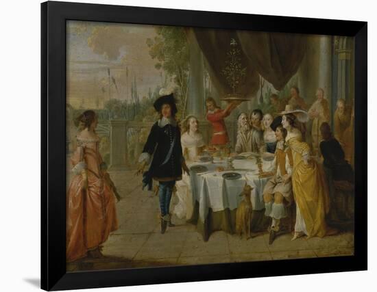 The Minuett-Hieronymus Janssens-Framed Giclee Print