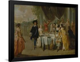 The Minuett-Hieronymus Janssens-Framed Giclee Print