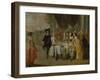 The Minuett-Hieronymus Janssens-Framed Giclee Print