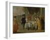 The Minuett-Hieronymus Janssens-Framed Giclee Print