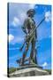 The Minute Man statue, Old North Bridge, Minute Man National Historical Park.-William Perry-Stretched Canvas