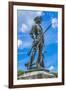 The Minute Man statue, Old North Bridge, Minute Man National Historical Park.-William Perry-Framed Photographic Print