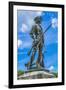 The Minute Man statue, Old North Bridge, Minute Man National Historical Park.-William Perry-Framed Photographic Print