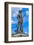 The Minute Man statue, Old North Bridge, Minute Man National Historical Park.-William Perry-Framed Photographic Print