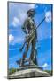 The Minute Man statue, Old North Bridge, Minute Man National Historical Park.-William Perry-Mounted Photographic Print