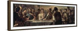 The Miracle at Cana, 17th Century-Luca Giordano-Framed Premium Giclee Print