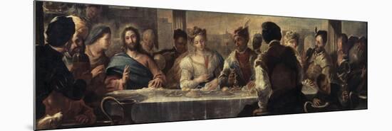 The Miracle at Cana, 17th Century-Luca Giordano-Mounted Premium Giclee Print