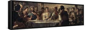 The Miracle at Cana, 17th Century-Luca Giordano-Framed Stretched Canvas