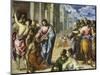 The Miracle of Christ Healing the Blind-El Greco-Mounted Giclee Print