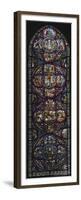 The Miracle of Notre-Dame Cathedral, Stained Glass Window-null-Framed Premium Giclee Print