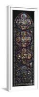 The Miracle of Notre-Dame Cathedral, Stained Glass Window-null-Framed Premium Giclee Print