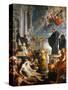 The Miracle of Saint Francis Xavier-Peter Paul Rubens-Stretched Canvas