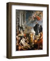 The Miracle of Saint Francis Xavier-Peter Paul Rubens-Framed Giclee Print