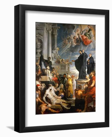 The Miracle of Saint Francis Xavier-Peter Paul Rubens-Framed Giclee Print