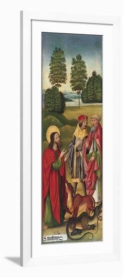 The Miracle of Saint Matthew Taming the Dragons, 1478-Gabriel Mälesskircher-Framed Giclee Print