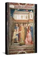 The Miracle of St. Stanislas from the Lower Church, circa 1340-P. Capanna-Stretched Canvas