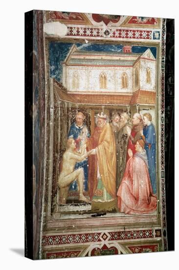 The Miracle of St. Stanislas from the Lower Church, circa 1340-P. Capanna-Stretched Canvas