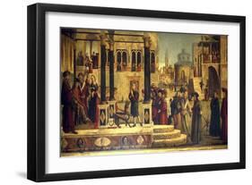 The Miracle of St Tryphonius-Vittore Carpaccio-Framed Giclee Print
