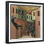 The Miracle of the Baby Who Fell from the Balcony-Simone Martini-Framed Giclee Print