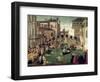 The Miracle of the Cross on San Lorenzo Bridge, 1500-Gentile Bellini-Framed Giclee Print