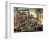 The Miracle of the Cross on San Lorenzo Bridge, 1500-Gentile Bellini-Framed Giclee Print