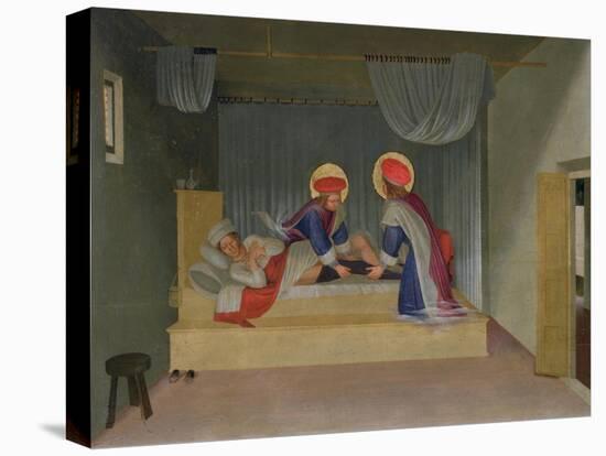 The Miracle of the Deacon Justinian, from the Predella of the San Marco Altarpiece, 1440-Fra Angelico-Stretched Canvas