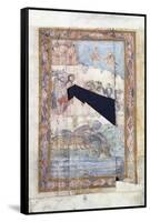 The Miracle of the Gadarene in the Manner of a Strip Cartoon, C.1000 Ad-null-Framed Stretched Canvas