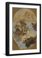 The Miracle of the Holy House of Loreto, 1743-Giovanni Battista Tiepolo-Framed Premium Giclee Print