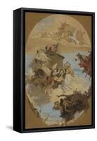 The Miracle of the Holy House of Loreto, 1743-Giovanni Battista Tiepolo-Framed Stretched Canvas