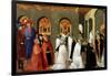 The Miracle of the Holy Sacrament, from the Predella of the Altar of the Holy Eucharist, 1423-Sassetta-Framed Giclee Print