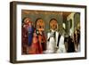 The Miracle of the Holy Sacrament, from the Predella of the Altar of the Holy Eucharist, 1423-Sassetta-Framed Giclee Print