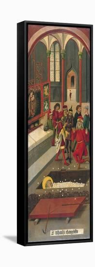 The Miracle of the Host at the Tomb of Saint John, 1478-Gabriel Mälesskircher-Framed Stretched Canvas