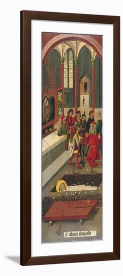 The Miracle of the Host at the Tomb of Saint John, 1478-Gabriel Mälesskircher-Framed Giclee Print