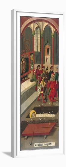 The Miracle of the Host at the Tomb of Saint John, 1478-Gabriel Mälesskircher-Framed Giclee Print