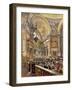 The Miracle of the Liquefaction of the Blood of Saint Januarius, 5th May 1863-Giacinto Gigante-Framed Giclee Print