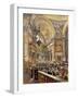 The Miracle of the Liquefaction of the Blood of Saint Januarius, 5th May 1863-Giacinto Gigante-Framed Giclee Print