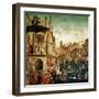 The Miracle of the Relic of the True Cross on the Rialto Bridge, 1494-Vittore Carpaccio-Framed Giclee Print