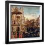 The Miracle of the Relic of the True Cross on the Rialto Bridge, 1494-Vittore Carpaccio-Framed Giclee Print