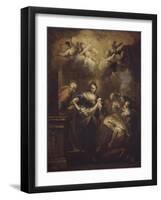 The Miracle of the Roses, 1650S-Valerio Castello-Framed Giclee Print